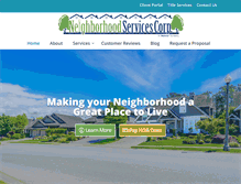 Tablet Screenshot of neighborhoodsplus.com